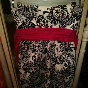 EUC Adorable Speechless Strapless Pockets Dress SZ